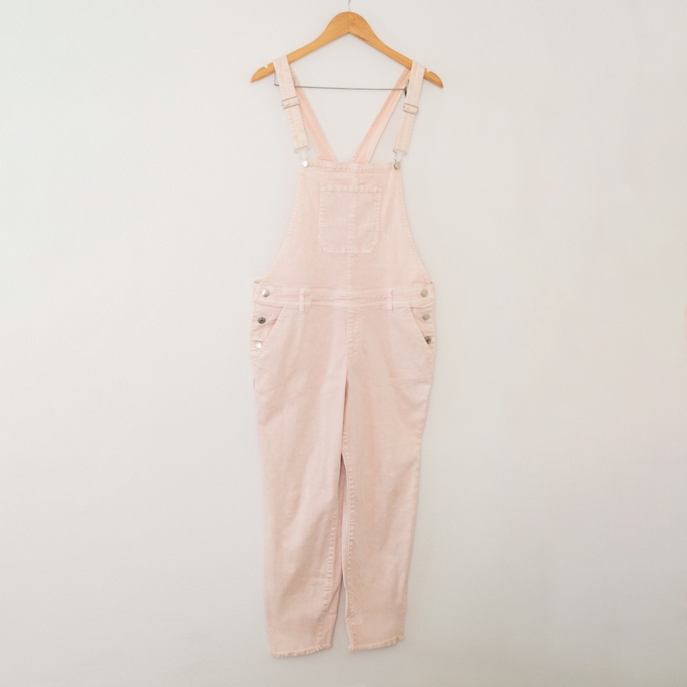 Forever 21 Light Pink Women's Denim Overalls